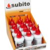 Wkład do znicza świeczka LED Subito S5 czerwony (12 szt)