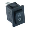 On-Off-On Arrow Rectangle Rocker Switch SPDT