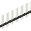 Pin header, 26 pole, pitch 2.54 mm, straight, black, 10046870
