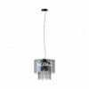 Lampa wisząca z rodziny NIRA kolor czarny, do salonu w stylu glamour - MD3523-8M-EBCN Zuma Line