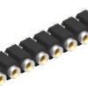 Socket header, 9 pole, pitch 2.54 mm, straight, MK25SMD9