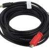 Kabel HDMI 1.3 ze wzmacniaczem HDMI wtyk z obu stron PVC 10m AK-330105-100-S