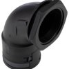 Łącznik do kanałów kablowych PMA Czarny gwint PG48 48 mm Kanał Poliamid 6 IP66 Czarny