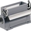 Surface mount housing, size A16, die-cast aluminum, PG21, angled, longitudinal bow locking, IP65, 1665090000
