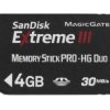 Karta pamięci SanDisk MS PRO DUO HG 4GB Extreme III 30MB/s