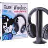 SŁUCHAWKI BEZPRZEWODOWE QUER 5 w 1 RADIO AM/FM