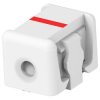 Connector, 1 pole, pitch 0.16 mm, straight, natural, 3-2106431-1