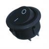 Przełącznik kołyskowy okrągły SW-04 250VAC 6A czarny