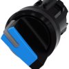 Przełącznik 2 pozycyjny 22mm czarny/niebieski bez samopowrotu O-I możl podświetl tworzywo IP69k SIRIUS ACT 3SU1002-2BF50-0AA0