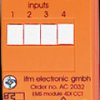 Input module for AS-Interface, Inputs: 4, (W x H x D) 50 x 102 x 45 mm, AC2032