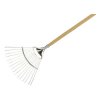 Kent & Stowe 70100062 Stainless Steel Long Handled Lawn & Leaf Rake, FSC®