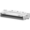 Pin header, 18 pole, pitch 1.5 mm, straight, white, 1-292215-8
