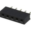 PS200-05S Gniazdo PS do druku 1x5 pin (do listew PH 2.00), jednorzędowe