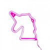 Ścienny Neon W Kształcie Jednorożca Różowy, Neon Unicorn Led - Fm-Nl10 Zuma Line