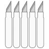 Donau MS02-E Replacement Blade Set 5pc For Stencil Cutter Danube MS02