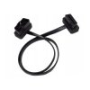 Przedłużacz OBD-II wt-gn 50cm płaski