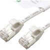 kabel LAN Roline green 21.44.1698, 1 szt., RJ45, CAT 6a, U/FTP, 0.15 m, biały