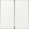 3295 27 Rocker switch, 2 gang, pure white semi-gloss