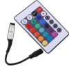 Kontroler Sterownik Rgb Ir 72W Mini 6A 12Vdc 24 Key Czarny