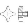 TOOLCRAFT Uchwyt krzyżowy 6 mm Żeliwo szare 138242 10 szt. (Ø x D) 32 mm x 6 mm