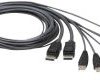 ATEN CS22DP-AT Przełącznik KVM Display-Port 4096 x 2160 Pixel
