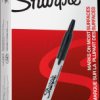 S0810840 Permanent marker, F, Sharpie Retract, pack of 12, black