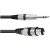 Omnitronic 30225180 2300011 Audio & Video Cable Assemblies 2m Black