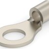 Uninsulated ring cable lug, 1.25-2.0 mm², AWG 16 to 14, 5 mm, metal, 2-322695-2