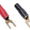 Konektor 4,3mm/12GA/W8 (0-4mm) czarny+czerw KW59