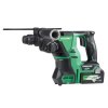 HiKOKI DH36DPA/JRZ Brushless SDS Plus Rotary Hammer 18/36V 2 x 5.0/2.5Ah Li-ion