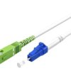 Kabel światłowodowy (FTTH), Singlemode (OS2) White, biały (Simplex), 2 m - Długość kabla 2 m