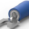 Insulated forked cable lug, 1.25-2.0 mm², AWG 16 to 14, M3.5, blue, 320861