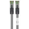 Kabel Patchcord CAT 8.1 S/FTP PIMF RJ45/RJ45 1m szary
