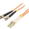 CFO-LCST-OM2-10M Patch cord światłowodowy OM2 LC/UPC,ST/UPC 10m pomarańczowy
