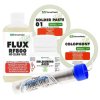 Zestaw do lutowania cyna kalafonia kwas lutowniczy pasta topnik | Łatwe lutowanie