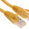 Cat5e Kabel Ethernet długość 2 m Decelect Żółty Polichlorek winylu Bez ekranowania Nieekranowany