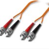 FO patch cable, ST duplex to ST duplex, 10 m, OM1, multimode 62.5/125 µm, 1146527