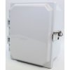 Hammond PCJ864L IP66 Type 4X Polycarbonate Junction Box Hinged Lid Snap Latch