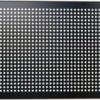 Blind plate, perforated, steel, (W x H x D) 483 x 222 x 13 mm, 5 U, black, PPFS19008BK2