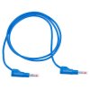 R-TECH 524598 Test Lead 100cm Retractable Shroud 4mm Stackable Plug Blue 600V