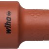 VDE 3/8 inch socket wrench, external hexagon, 22 mm, L 47 mm, 246211