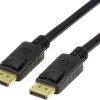 LogiLink DisplayPort kabel Złącze DisplayPort, Złącze DisplayPort 1.00 m czarny CV0119 Kabel DisplayPort