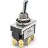 Toggle switch, metal, 1 pole, latching/groping, On-(On), 20 A/250 VAC, 30 VDC, silver-plated, 7-6437630-4
