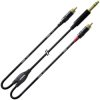 Cordial CFY 3 VCC Audio Y adapter 1x 6.35 mm Jack to 2x RCA 3.00 m Black
