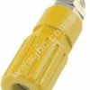 3250-GE Gniazdo laboratoryjne (aparatowe) izolowane 4mm, przyłącze lutowane, 30A, żółte, ELECTRO-PJP, 3250GE
