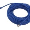 Patch cord S/FTP, Cat 6a, wtyk RJ45 z obu stron, linka, Cu, 20m PP6A-LSZHCU-B-20M
