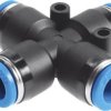 Złączka pneumatyczna Wciskane 8 mm Wciskane 8 mm Festo Adapter krzyżakowy do rur