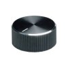 OKW A 14 22 260 Tuning Knob Thermoplastic Body Anodised Cap 22.8x6x14x13x3x11mm