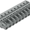 Socket header, 10 pole, pitch 7.5 mm, angled, gray, 231-210/026-000