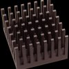10037092 Heat sink for PGA, 25 x 28 x 15.3 mm